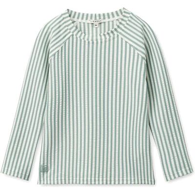 Liewood Noah Seersucker Longsleeve Swim Tee 62 Green 62 Liewood Noah Seersucker Longsleeve Swim Tee 62 Green 62