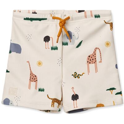 Liewood Otto Printed Swim Pants 134 Beige 134 Liewood Otto Printed Swim Pants 134 Beige 134