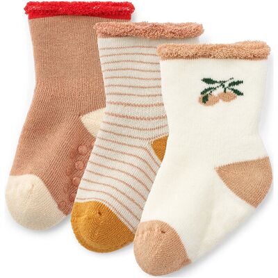 Liewood Eloy Baby Socks 3-Pack 17/18 Beige 17/18 Liewood Eloy Baby Socks 3-Pack 17/18 Beige 17/18