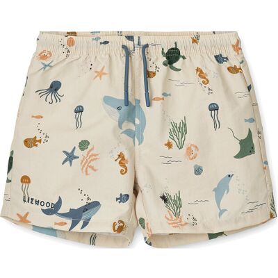 Liewood Aiden Printed Board Shorts 92 Beige 92 Liewood Aiden Printed Board Shorts 92 Beige 92