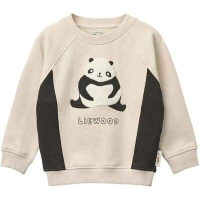 Liewood Aude Placement Sweatshirt 110/116 Cream 110/116 Liewood Aude Placement Sweatshirt 110/116 Cream 110/116