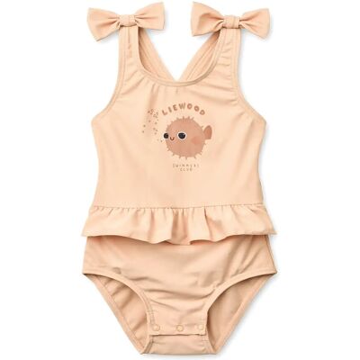 Liewood Amara Baby Swimsuit W Bow 74 Pink 74 Liewood Amara Baby Swimsuit W Bow 74 Pink 74