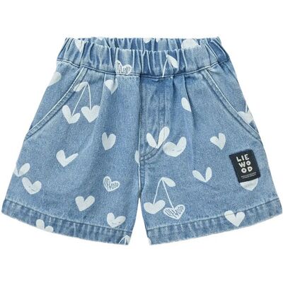 Liewood Borrisa Printed Denim Shorts 98 Blue 98 Liewood Borrisa Printed Denim Shorts 98 Blue 98