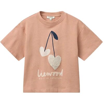 Liewood Tyler Placement Ss T-Shirt 98/104 Coral 98/104 Liewood Tyler Placement Ss T-Shirt 98/104 Coral 98/104