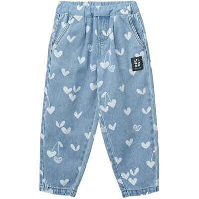 Liewood Borris Printed Denim Pants 86 Blue 86 Liewood Borris Printed Denim Pants 86 Blue 86