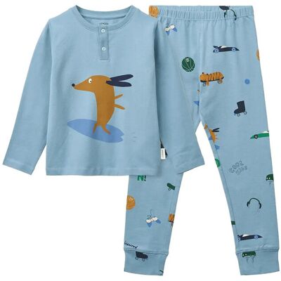 Liewood Wilhelm Printed Pyjamas Set 110/116 Blue 110/116 Liewood Wilhelm Printed Pyjamas Set 110/116 Blue 110/116