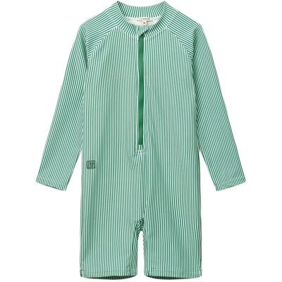 Liewood Max Stripe Ls Swim Jumpsuit 116 Green 116 Liewood Max Stripe Ls Swim Jumpsuit 116 Green 116