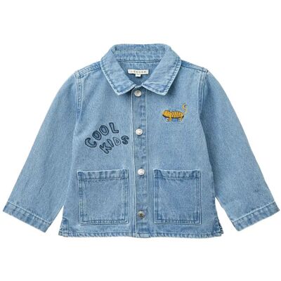 Liewood Kinsley Placement Denim Overshirt 122 Blue 122 Liewood Kinsley Placement Denim Overshirt 122 Blue 122