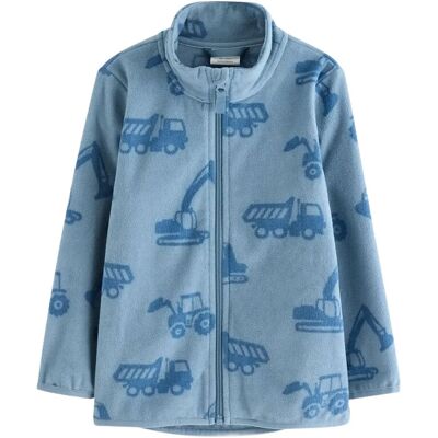 Lindex Jacket In Microfleece 116 Blue 116 Lindex Jacket In Microfleece 116 Blue 116