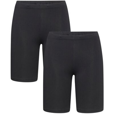 Lindex Bikerpants Solid 2 Pack 92 Black 92 Lindex Bikerpants Solid 2 Pack 92 Black 92