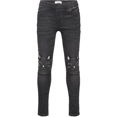 Lindex Trousers Denimjersey Sara Knee 92 Black 92 Lindex Trousers Denimjersey Sara Knee 92 Black 92