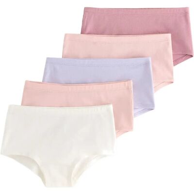 Lindex Hipster 5 Pack Solids 86/92 Pink 86/92 Lindex Hipster 5 Pack Solids 86/92 Pink 86/92