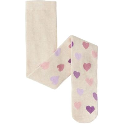 Lindex Tights Sg Cotton W Hearts Aop 92 Beige 92 Lindex Tights Sg Cotton W Hearts Aop 92 Beige 92
