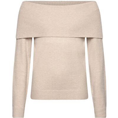 Lindex Sweater Knitted Fold Down 128 Beige 128 Lindex Sweater Knitted Fold Down 128 Beige 128