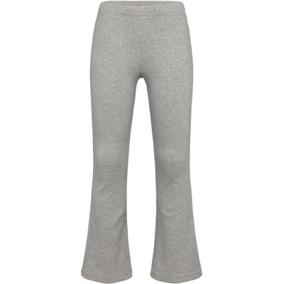 Lindex Leggings Flare 2X2 Rib Melange 92 Grey 92 Lindex Leggings Flare 2X2 Rib Melange 92 Grey 92