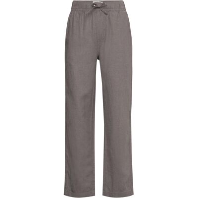 Lindex Trousers Staffan Linen Blend 134 Grey 134 Lindex Trousers Staffan Linen Blend 134 Grey 134