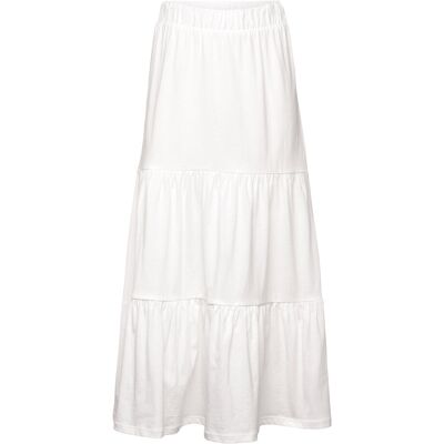 Lindex Skirt Maxi Jersey 134 White 134 Lindex Skirt Maxi Jersey 134 White 134