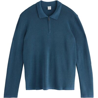 Lindex Sweater Rib Knit Collar 134/140 Blue 134/140 Lindex Sweater Rib Knit Collar 134/140 Blue 134/140