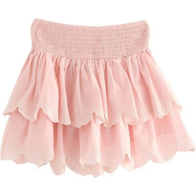 Lindex Skirt Flounces And Smock Embr 122/128 Pink 122/128 Lindex Skirt Flounces And Smock Embr 122/128 Pink 122/128