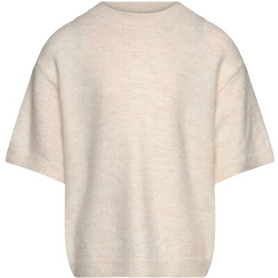 Lindex Sweater Knitted Short Sleeve 128 Cream 128 Lindex Sweater Knitted Short Sleeve 128 Cream 128