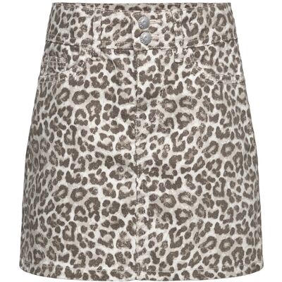Lindex Skirt Twill Leo Print 170 Yellow 170 Lindex Skirt Twill Leo Print 170 Yellow 170