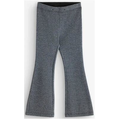 Lindex Trousers Flare Lurex Rib 98 Grey 98 Lindex Trousers Flare Lurex Rib 98 Grey 98