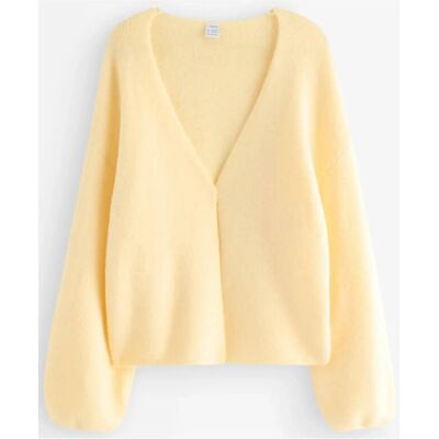 Lindex Knitted Cardigan 134/140 Yellow 134/140 Lindex Knitted Cardigan 134/140 Yellow 134/140