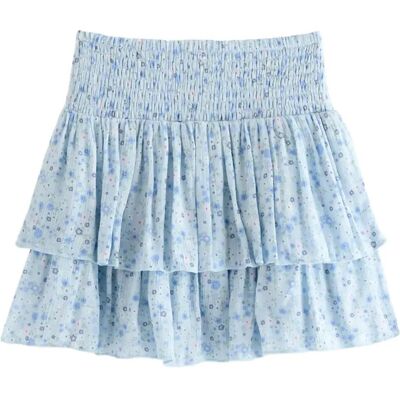 Lindex Flounce Skirt In Viscose 116 Blue 116 Lindex Flounce Skirt In Viscose 116 Blue 116