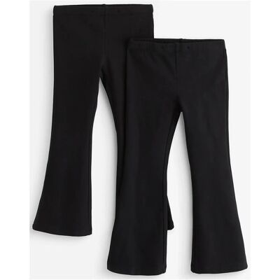 Lindex Leggings Flare Brushed Inside 128 Black 128 Lindex Leggings Flare Brushed Inside 128 Black 128