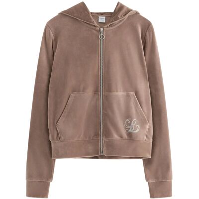 Lindex Hettegenser I Velur 134/140 Beige 134/140 Lindex Hettegenser I Velur 134/140 Beige 134/140