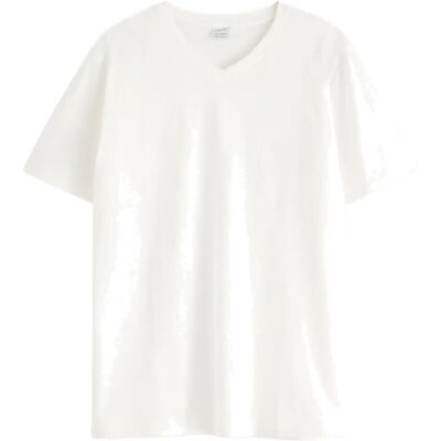 Lindex T Shirt V Neck 134/140 White 134/140 Lindex T Shirt V Neck 134/140 White 134/140