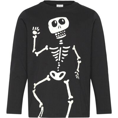 Lindex Top Ls Skeleton Glow In The Da 98 Black 98 Lindex Top Ls Skeleton Glow In The Da 98 Black 98