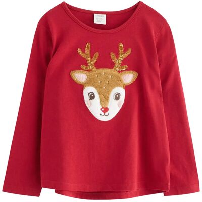 Lindex Top Ls Pile Applique 98 Red 98 Lindex Top Ls Pile Applique 98 Red 98