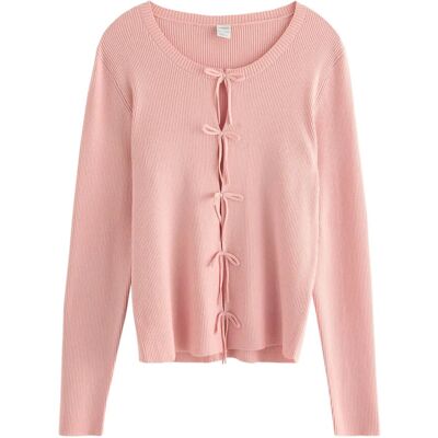 Lindex Sweater With Bows At Front 134/140 Pink 134/140 Lindex Sweater With Bows At Front 134/140 Pink 134/140