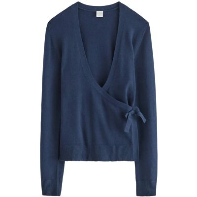 Lindex Sweater Wrap Cardigan 146/152 Navy 146/152 Lindex Sweater Wrap Cardigan 146/152 Navy 146/152