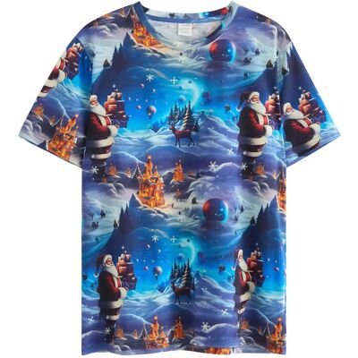 Lindex T Shirt Ai Aop Santa 146/152 Patterned 146/152 Lindex T Shirt Ai Aop Santa 146/152 Patterned 146/152