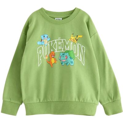 Lindex Sweatshirt Pokemon 122 Green 122 Lindex Sweatshirt Pokemon 122 Green 122