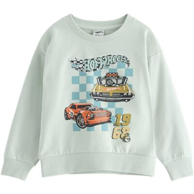 Lindex Sweatshirt Hot Wheels 98 Green 98 Lindex Sweatshirt Hot Wheels 98 Green 98