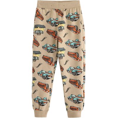 Lindex Trousers Jogging Hot Wheels 134 Beige 134 Lindex Trousers Jogging Hot Wheels 134 Beige 134