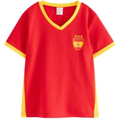 Lindex Football Shirt 98/104 Red 98/104 Lindex Football Shirt 98/104 Red 98/104