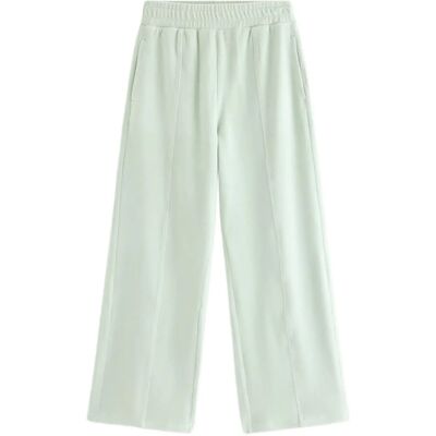 Lindex Wide Trousers In Velour 164 Green 164 Lindex Wide Trousers In Velour 164 Green 164