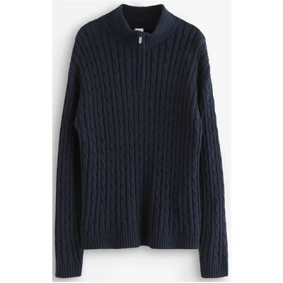 Lindex Cable-Knit Jumper 134/140 Navy 134/140 Lindex Cable-Knit Jumper 134/140 Navy 134/140