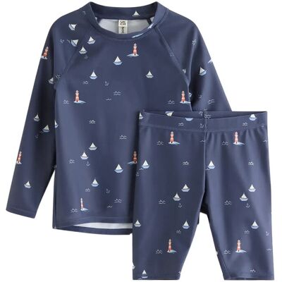 Lindex Upf 50+ Uv-Set 110/116 Navy 110/116 Lindex Upf 50+ Uv-Set 110/116 Navy 110/116