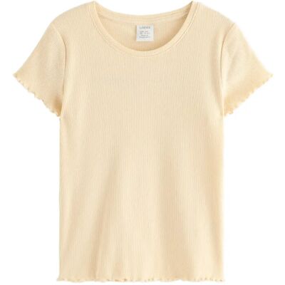 Lindex Ribbed Top 122 Yellow 122 Lindex Ribbed Top 122 Yellow 122