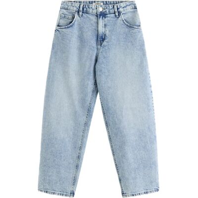 Lindex Trousers Denim Barrel Leg 146 Blue 146 Lindex Trousers Denim Barrel Leg 146 Blue 146