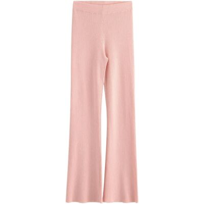 Lindex Trousers Knitted Rib 164 Pink 164 Lindex Trousers Knitted Rib 164 Pink 164