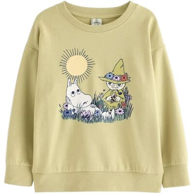Lindex Sweatshirt Moomin 116 Green 116 Lindex Sweatshirt Moomin 116 Green 116