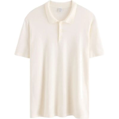 Lindex Short-Sleeved Polo Shirt 134/140 Cream 134/140 Lindex Short-Sleeved Polo Shirt 134/140 Cream 134/140