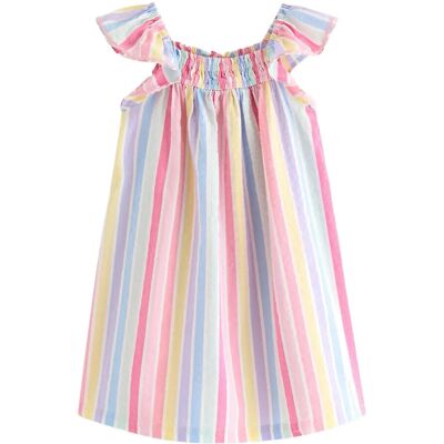 Lindex Dress In Seersucker 110 Pink 110 Lindex Dress In Seersucker 110 Pink 110