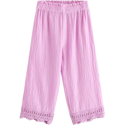 Lindex Trousers In Cotton Gauze 98 Purple 98 Lindex Trousers In Cotton Gauze 98 Purple 98